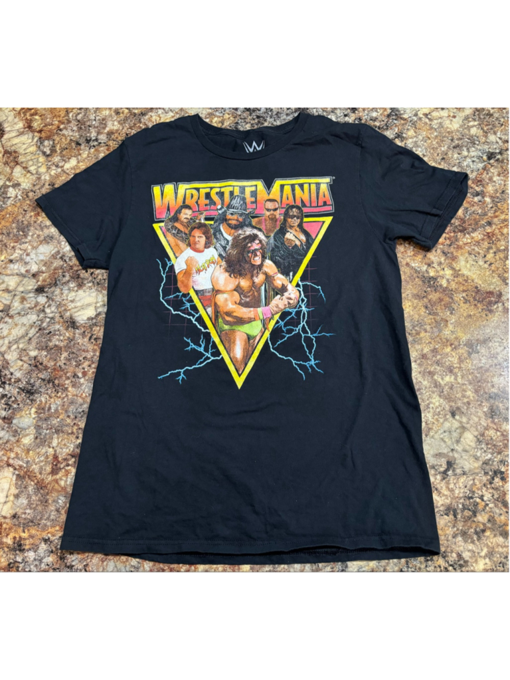 WWE WrestleMania VI Legends Graphic Tee Medium Macho Man